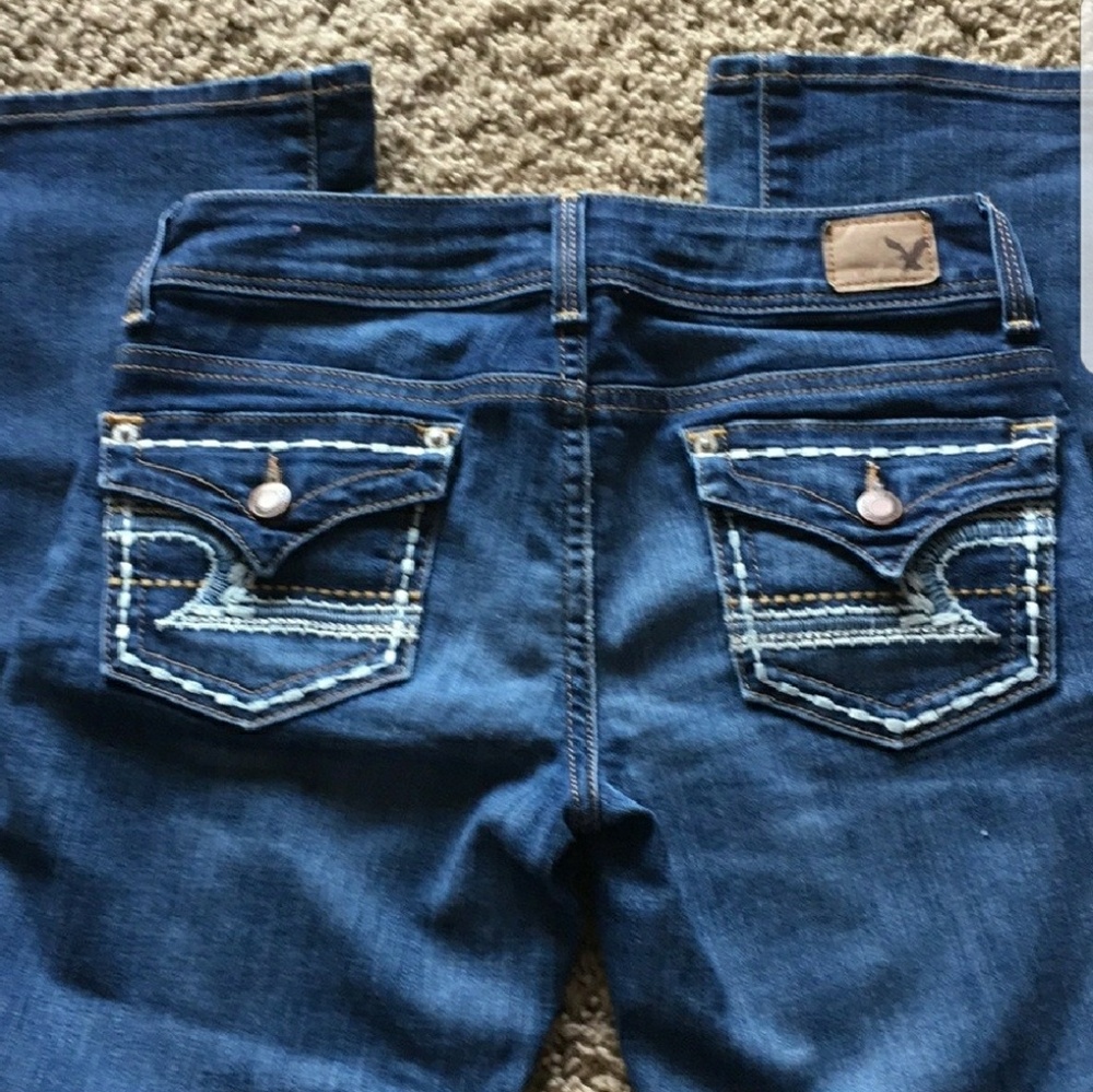 American Eagle Outfitters Kick Boot Stretch Jeans